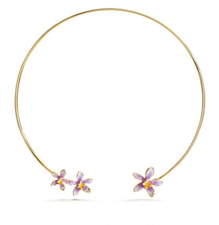 Cattleya hot sale flower necklace