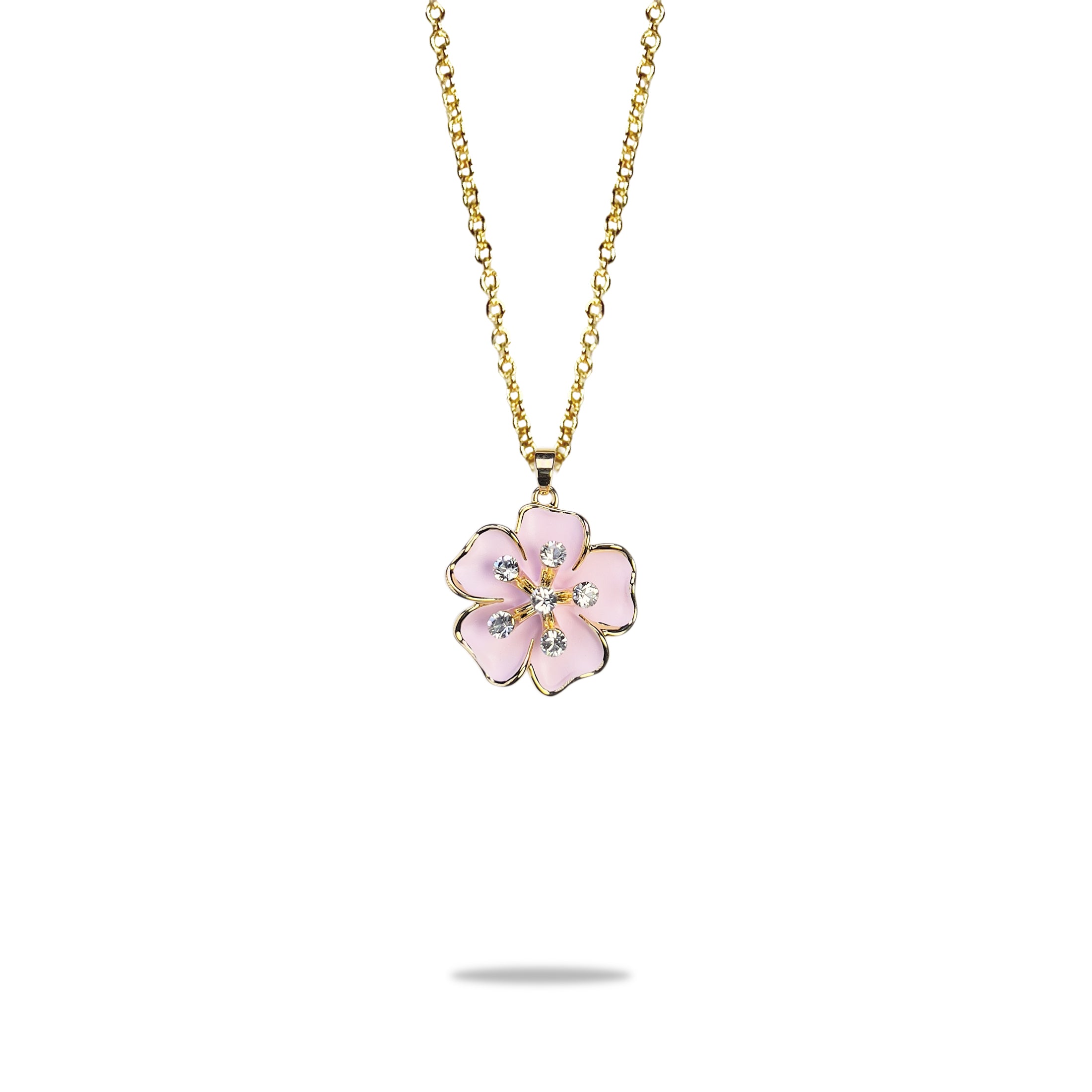 Cherry blossom necklace hot sale in swarovski crystal