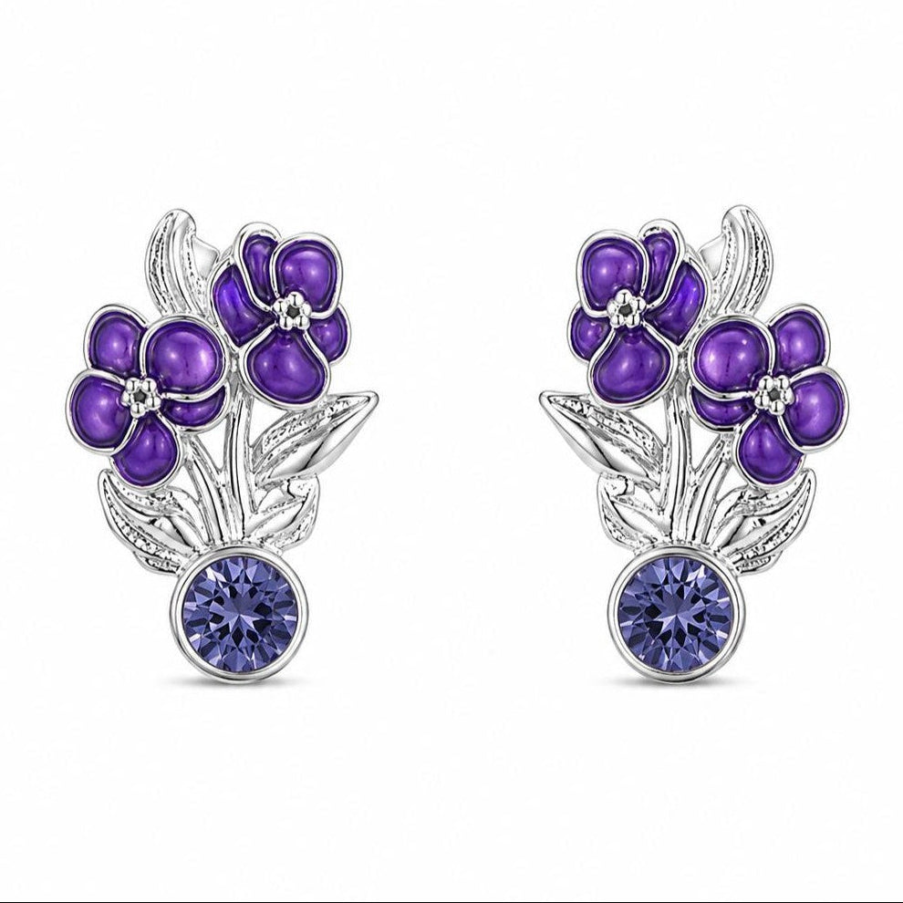 Flora Birth Month Earrings (12 Months)