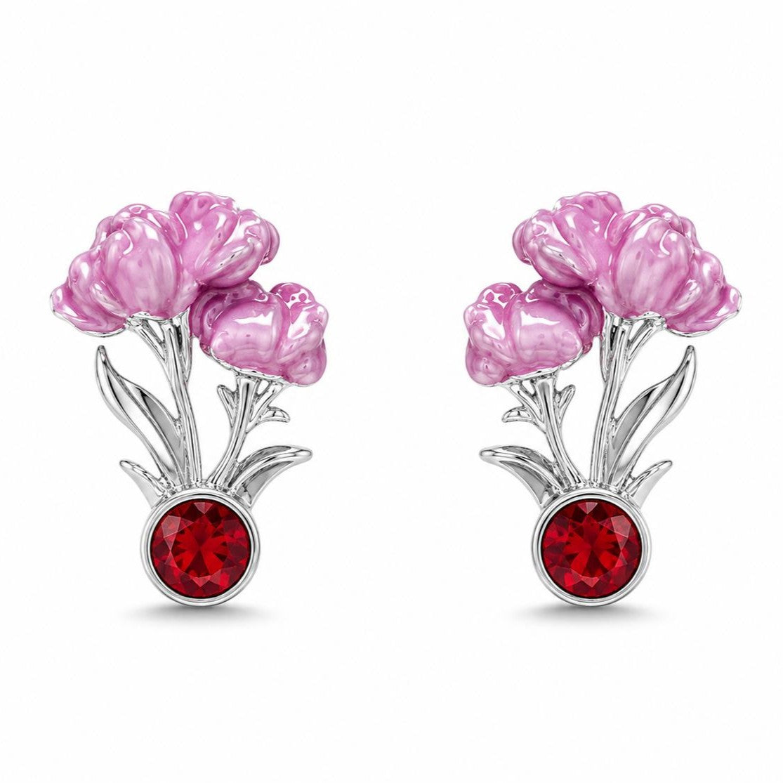 Flora Birth Month Earrings (12 Months)