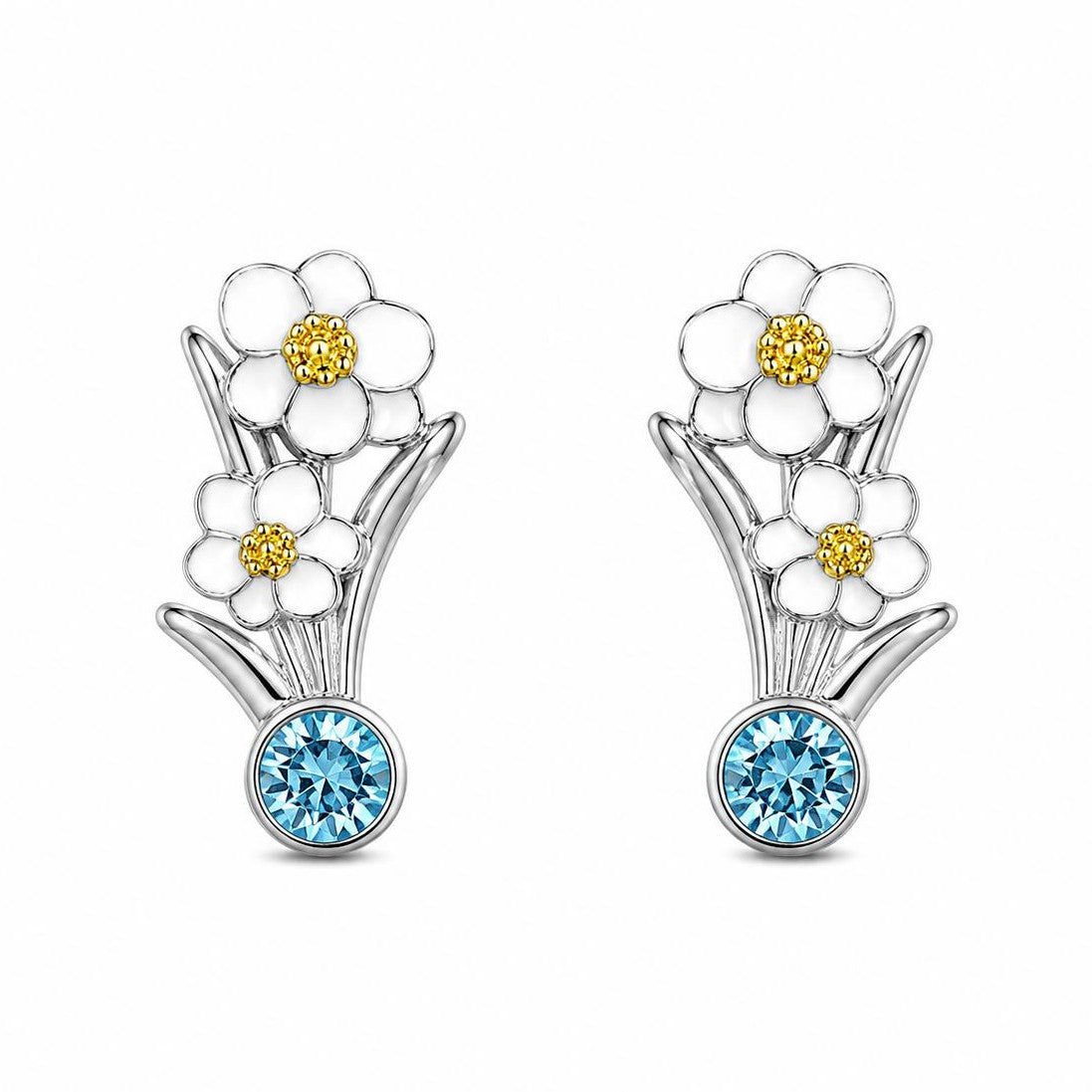 Flora Birth Month Earrings (12 Months)
