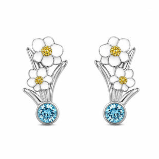 Flora Birth Month Earrings (12 Months)
