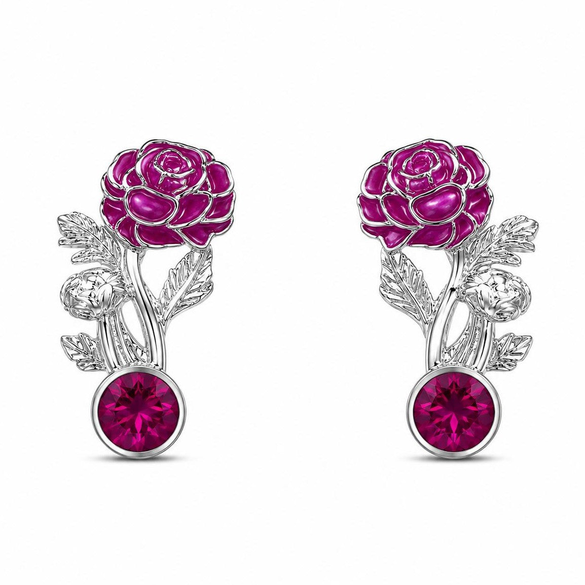 Flora Birth Month Earrings (12 Months)