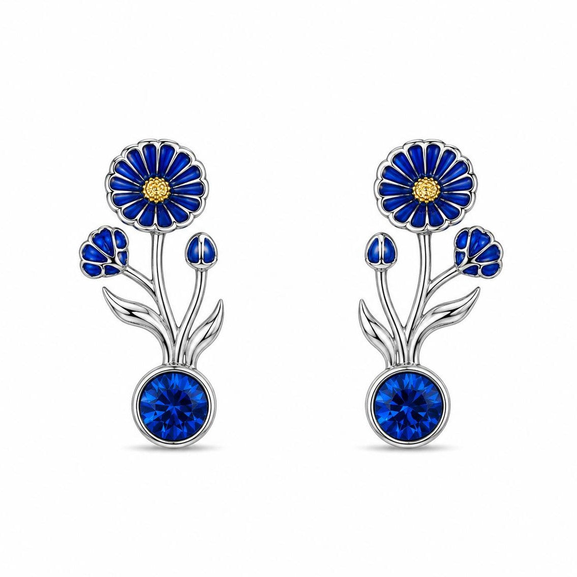Flora Birth Month Earrings (12 Months)