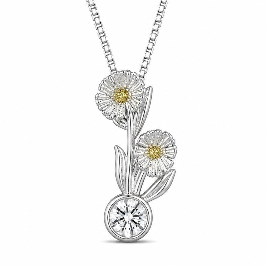 Flora Birth Month Necklace (12 Months)