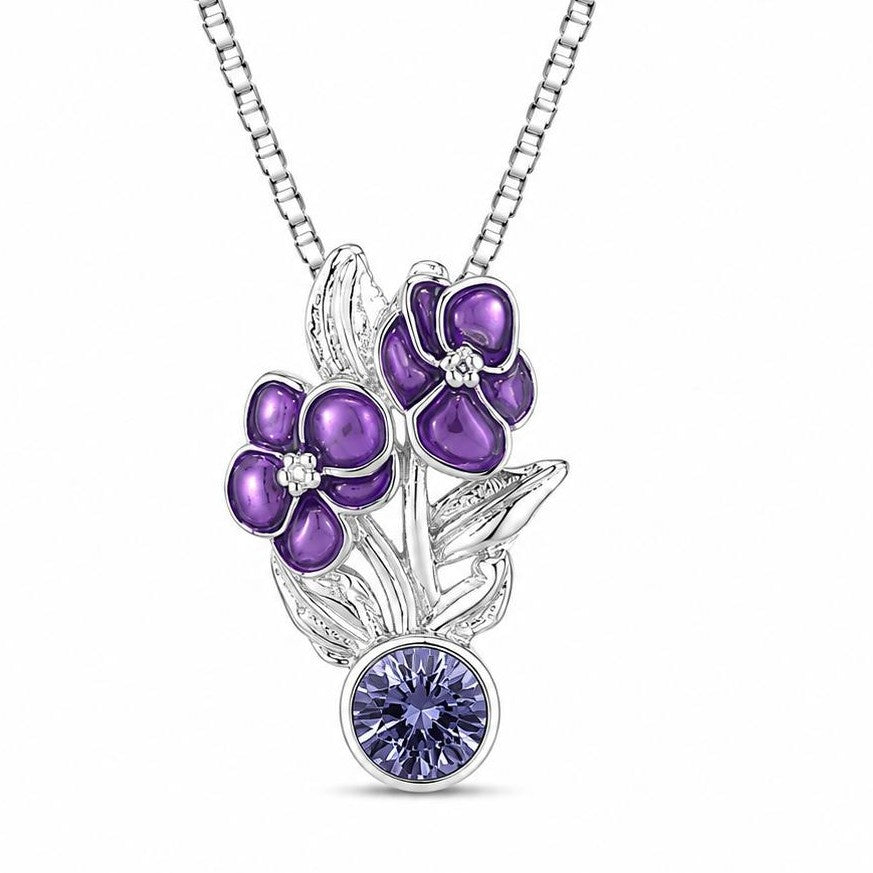 Flora Birth Month Necklace (12 Months)