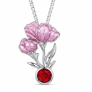 Flora Birth Month Necklace (12 Months)