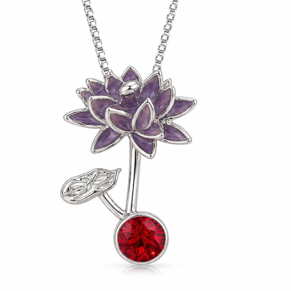 Flora Birth Month Necklace (12 Months)