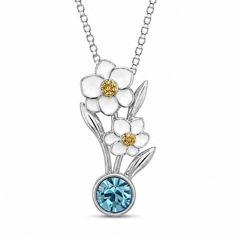 Flora Birth Month Necklace (12 Months)