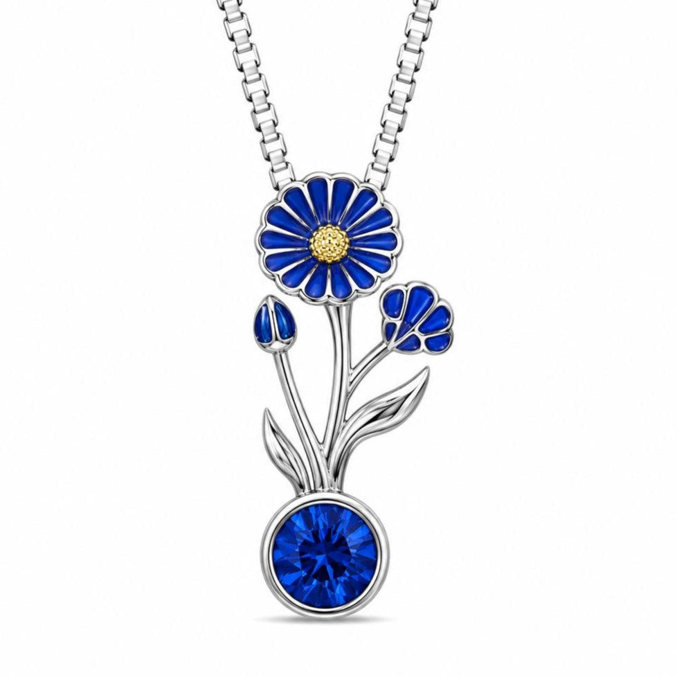 Flora Birth Month Necklace (12 Months)