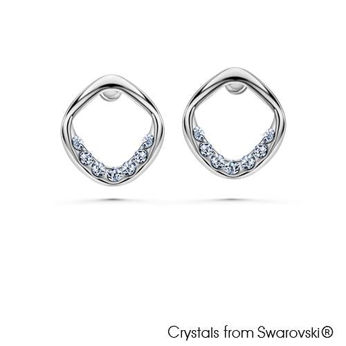 Holly Pure Rhodium Plated Earrings