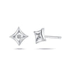 Diamanto Earrings Clear Crystal Pure Rhodium Plated Lush Addiction Crystals from Swarovski