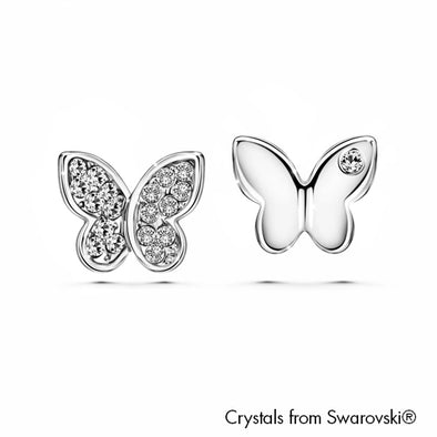 Odette Earrings (Clear Crystal, Pure Rhodium Plated) - Lush Addiction, Crystals from Swarovski®