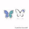 Odette Earrings (Sapphire, Pure Rhodium Plated) - Lush Addiction, Crystals from Swarovski®