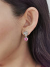 Trilliant Rose Earrings