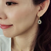Sunray Earrings (Clear Diamond, 18K Gold Plated) - Lush Addiction, Crystals from Swarovski
