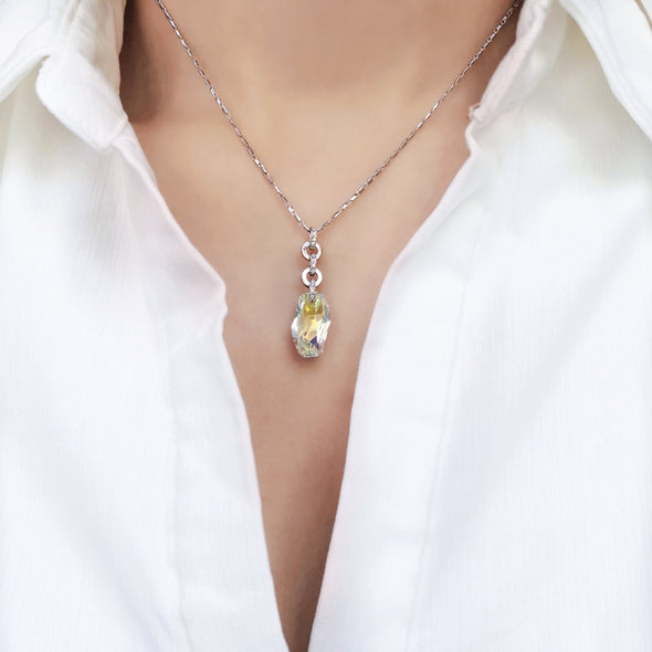 Elena Necklace Clear Crystal Lush Addiction Crystals from Swarovski