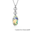 Elena Necklace Clear Crystal Lush Addiction Crystals from Swarovski