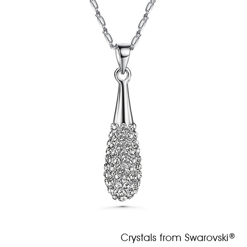 Galilea Necklace (Pure Rhodium Plated) - Lush Addiction, Crystals from Swarovski®