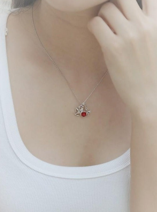 Capricorn Horoscope Necklace