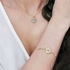 Sunray Bracelet (Clear Diamond, 18K Gold Plated) - Lush Addiction, Crystals from Swarovski