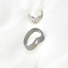 Trinity Couple Ring Guy Clear Crystal Gun Metal Plated Lush Addiction Crystals from Swarovski